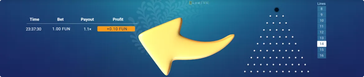 Plinko Preuzmite svoj dobitak