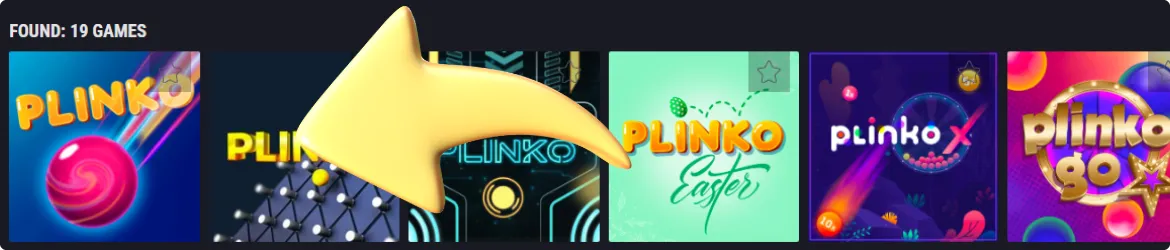 Plinko-Pronađite igru