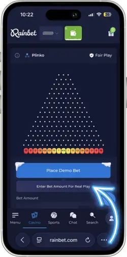 Gumb za pokretanje nove runde